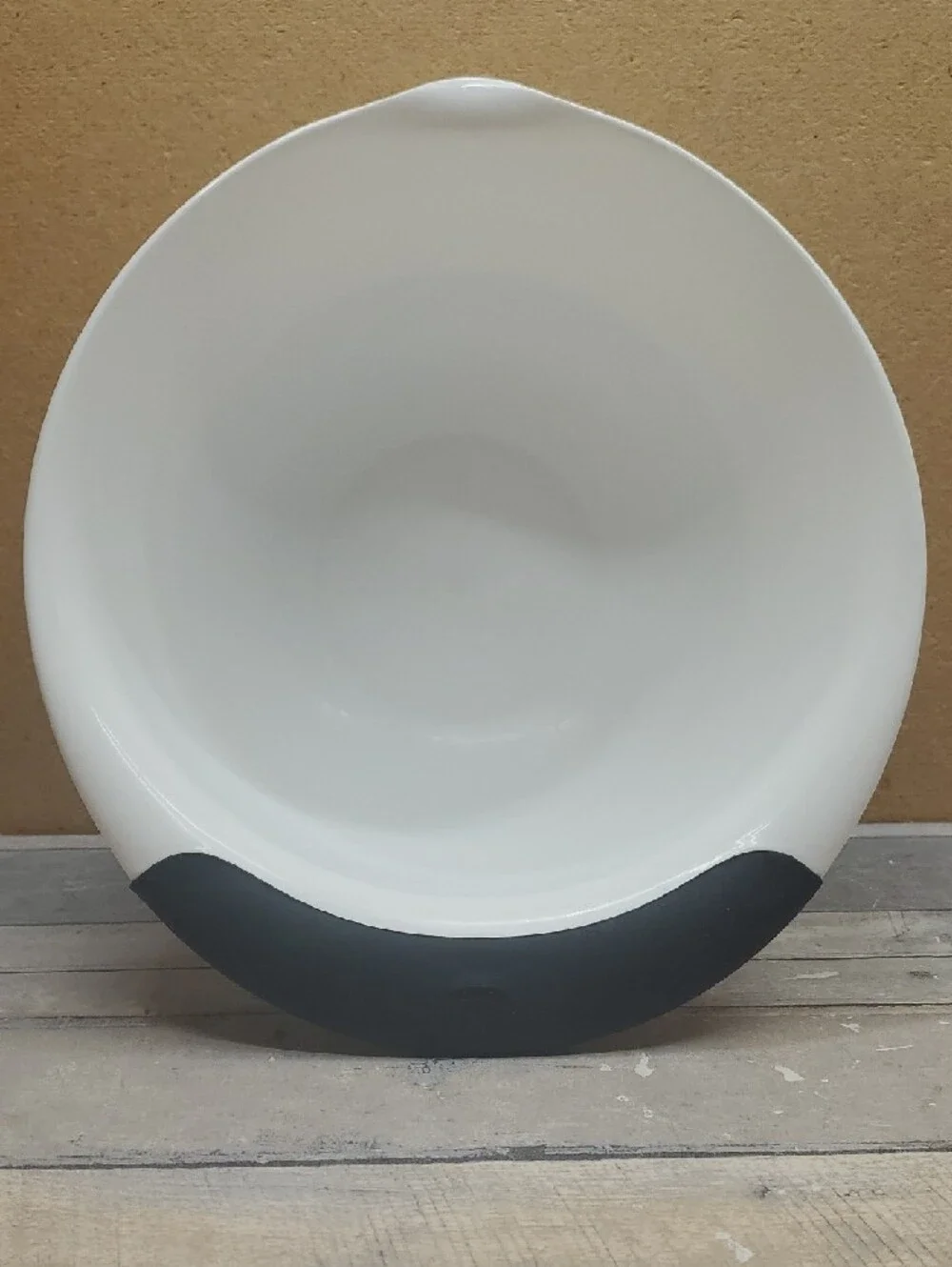 OXO White Mixing Bowls with Black Non-Slip Rims 3 qt & 5 qt Set of 2